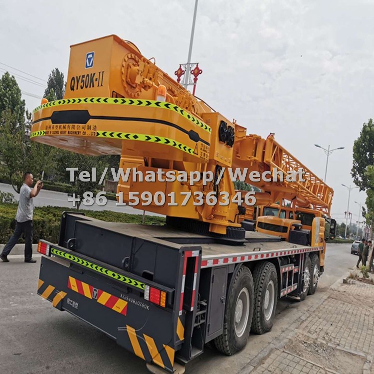 2018 Used XCMG EuroIII QY50K-II 50 ton Truck Crane